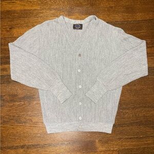 Vintage Jantzen Gray Button Up Sweater